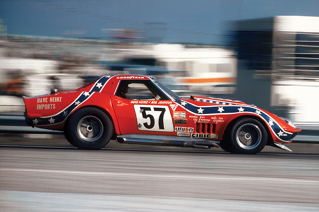 1969 CHEVROLET CORVETTE #57 REBEL CONVERTIBLE RACE CAR - SOLD FOR $2.86 MILLION