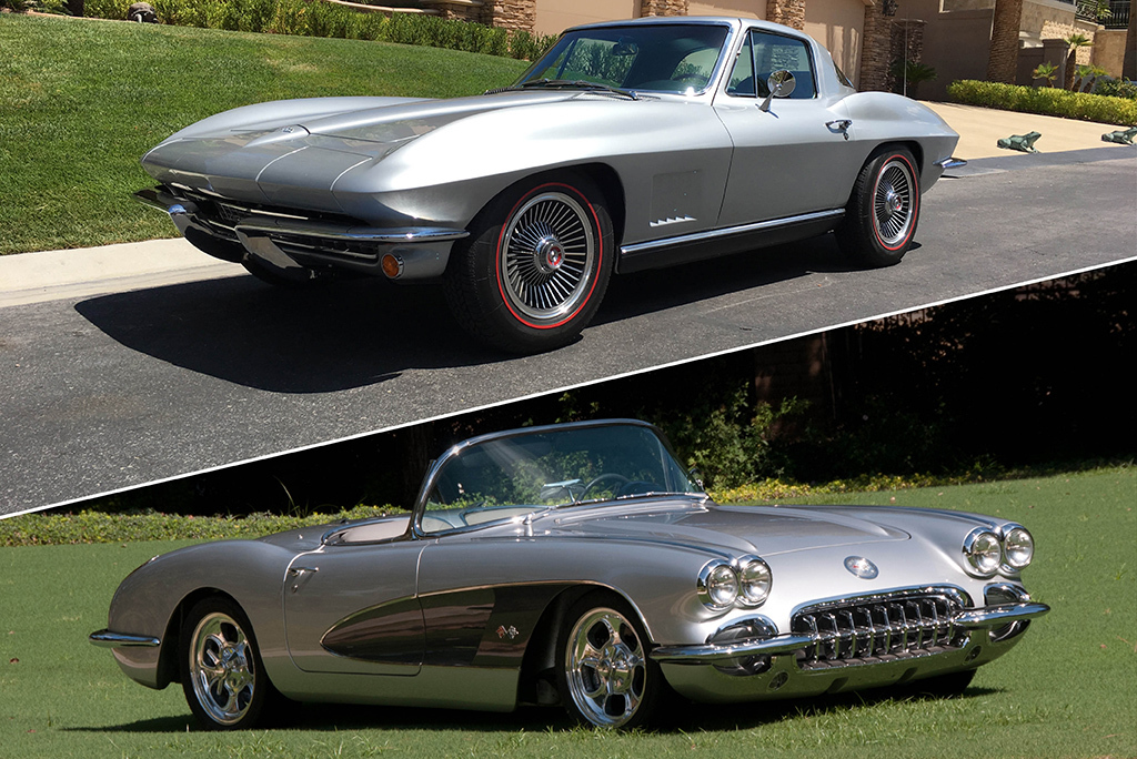 Barrett Jackson Las Vegas Auction Chevrolet Corvette Customs This Pair Of Corvette Resto Mods Offered At The 2017 Las Vegas Auction No