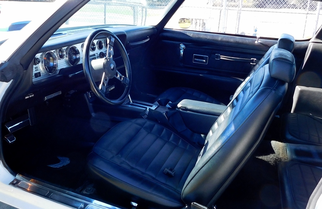 Interior of Lot #125, the second-generation Trans Am heading to Palm Beach.