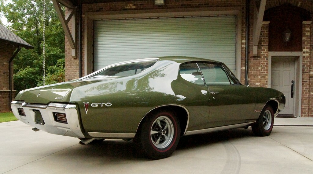 This 1968 Pontiac GTO Ram Air II from the Thomas Stutzman Collection is one of only 229 built with the improved Ram Air II system that year.