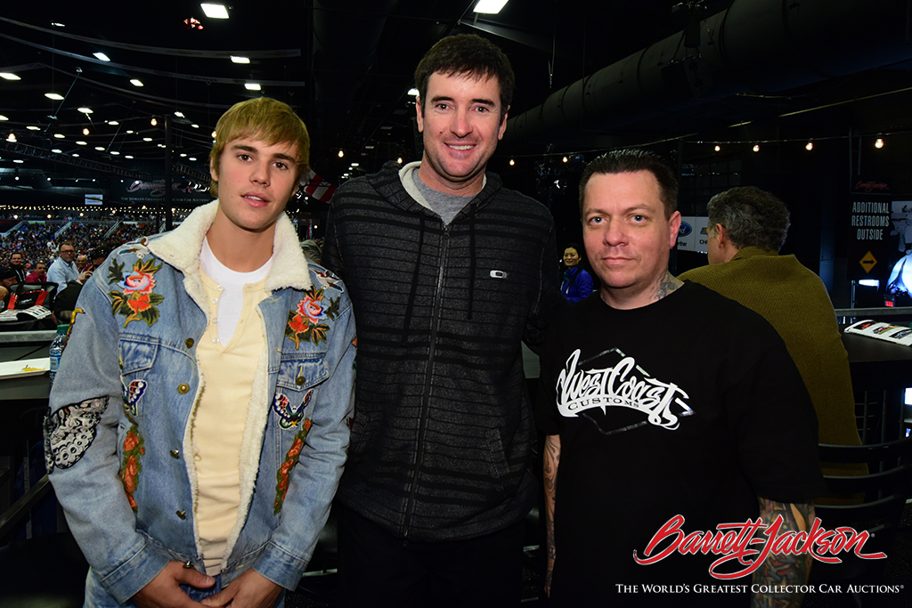 Justin Bieber, two-time Masters champ Bubba Watson and West Coast Customs CEO Ryan Friedlinghaus.