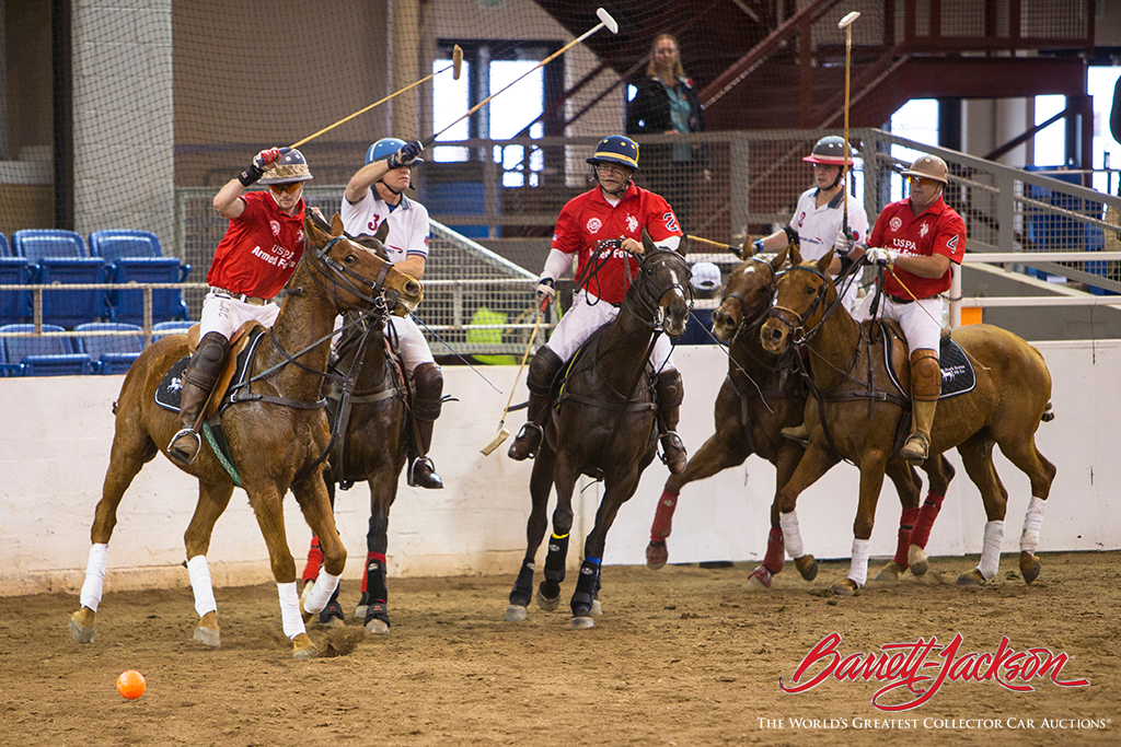 Arena Polo action provided another type of horsepower during the auction's first weekend.