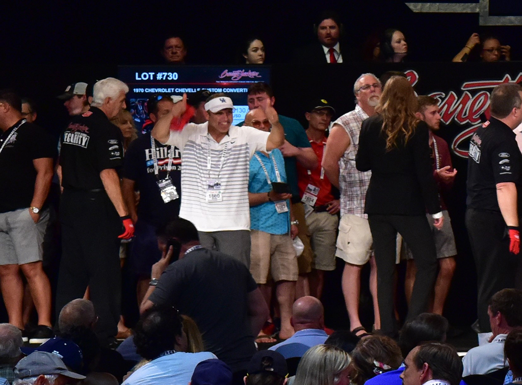 Excitement and emotions run high on the Barrett-Jackson auction block.