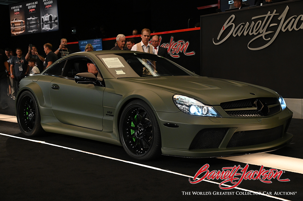 LOT #745 - JASON CAPTAIN AMERICA BRITTON'S 2009 MERCEDES-BENZ SL65 AMG BLACK SERIES – $335,500