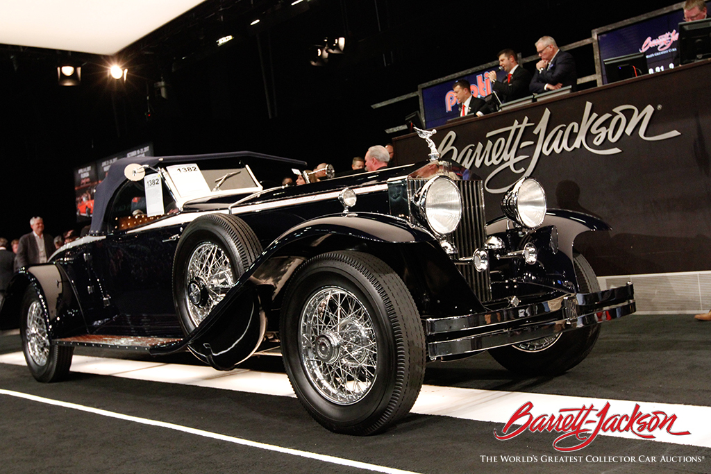 One of the top sellers of the auction was this 1932 Rolls-Royce Roadster (Lot #1382), which sold for $341,000.