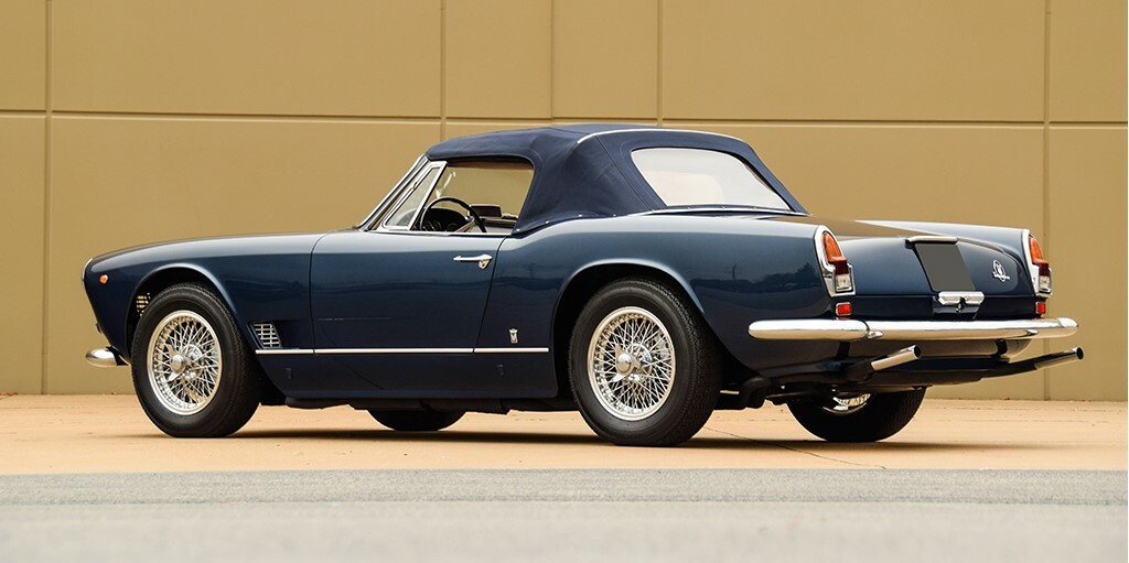 Lot 1394 - 1963 Maserati 3500 GT Vignale Spyder_Rear_3-4