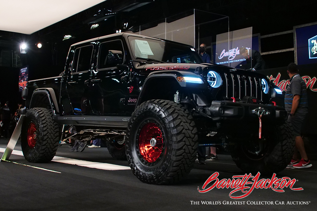 LOT ##760 - 2020 JEEP GLADIATOR CUSTOM DEMON RUBICON - $198,000 – NEW WORLD RECORD AT AUCTION