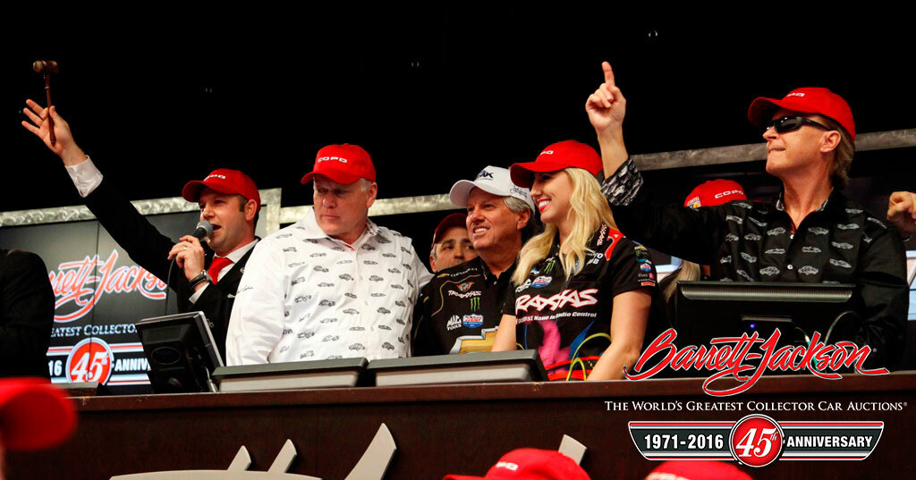 Craig Jackson, John Force, Courtney Force and Steve Davis.