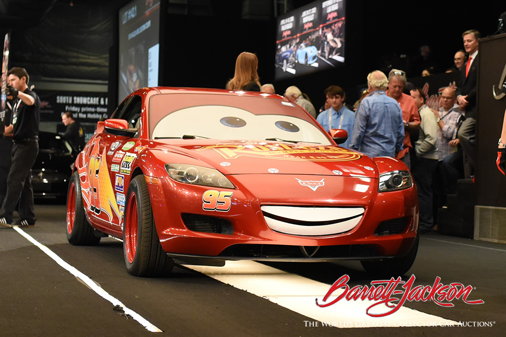 A FAVORITE OF THE YOUNGER SET, A “LIGHTNING MCQUEEN” CAR MADE ITS WAY ACROSS THE BLOCK ON TUESDAY.