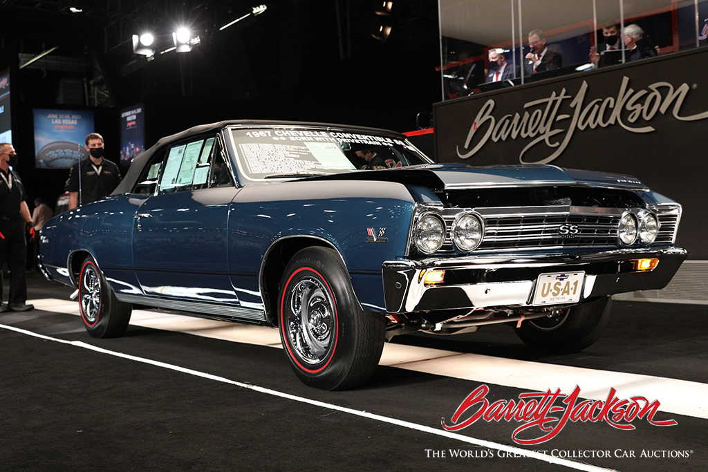 Lot #1072 - 1967 CHEVROLET CHEVELLE SS CONVERTIBLE - $242,000 – NEW RECORD SALE AT AUCTION