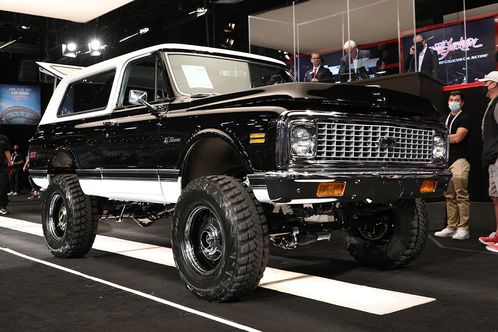Blazin' hot: This custom 1971 K5 Blazer broke an auction record when it sold for $275,000 at the Scottsdale event in March.