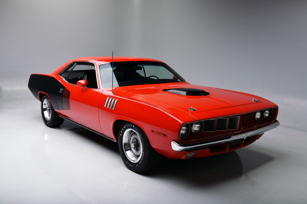 This ultrarare 1971 Plymouth HEMI 'Cuda (Lot #752) is selling with No Reserve. One of only 59 ever built, this piece of American muscle is a highlight amongst Barrett-Jackson's sold out Las Vegas docket.