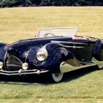 The Figoni et Falaschi-bodied 1947 Delahaye 135M Narval that Craig restored, earning him a perfect score of 100 at the 1987 Classic Car Club of America Grand Classic.