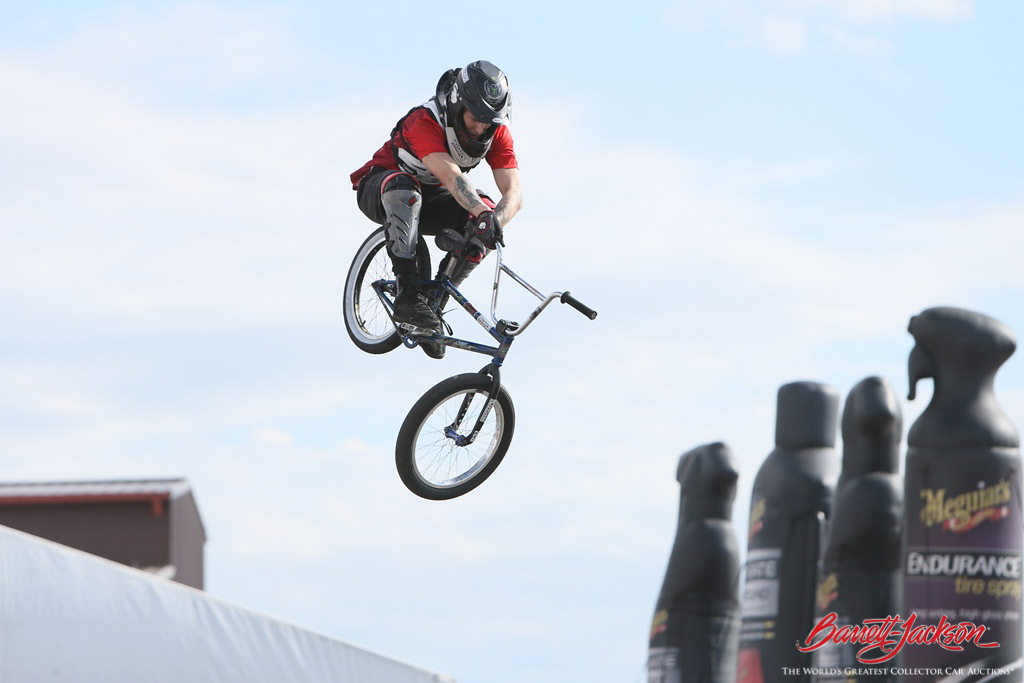 The Monster Energy BMX exhibition on Family Value Day was a big hit with visitors of all ages.