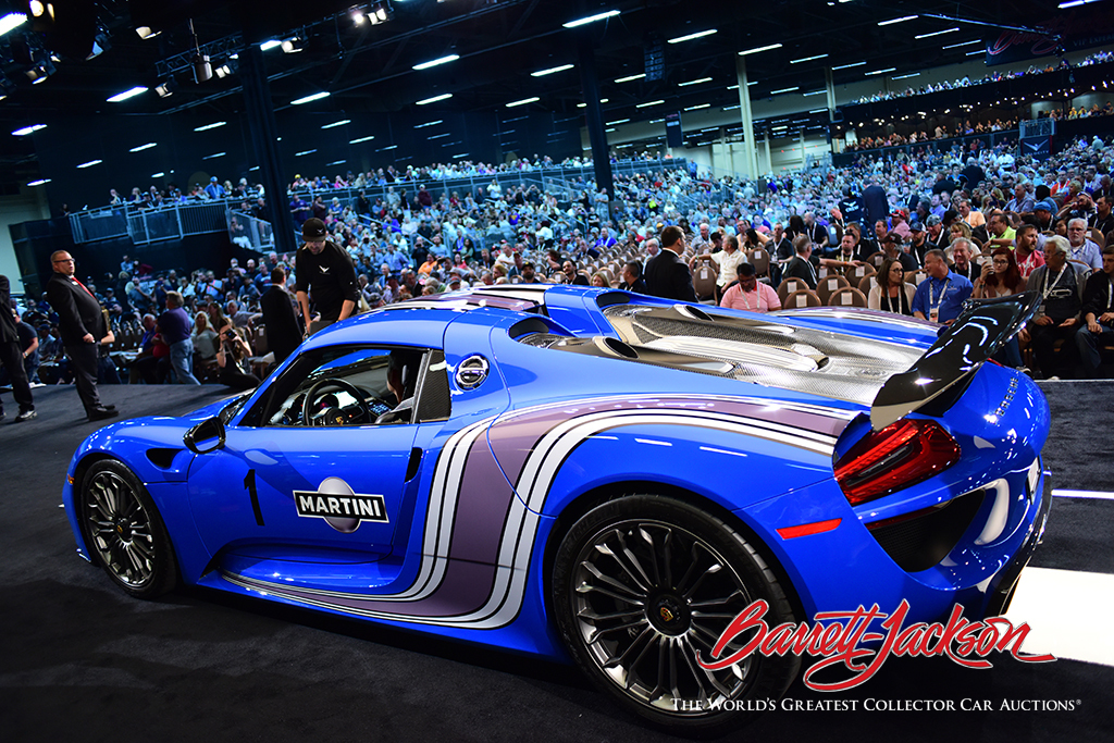 LOT #750 - 2015 PORSCHE 918 SPYDER - $1,760,000