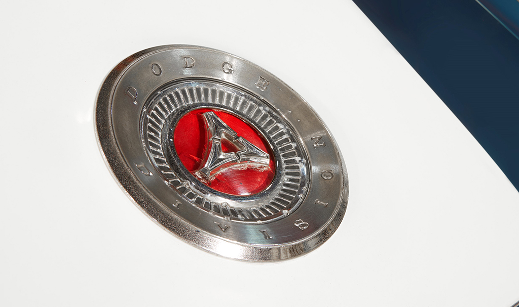 The "fratzog" on a 1966 Dodge Charger.