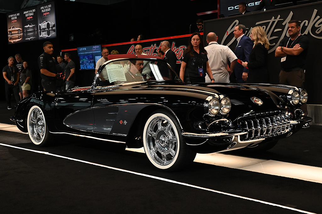 738-1958 CHEVROLET CORVETTE CUSTOM TOPLESS ROADSTER - 330,000