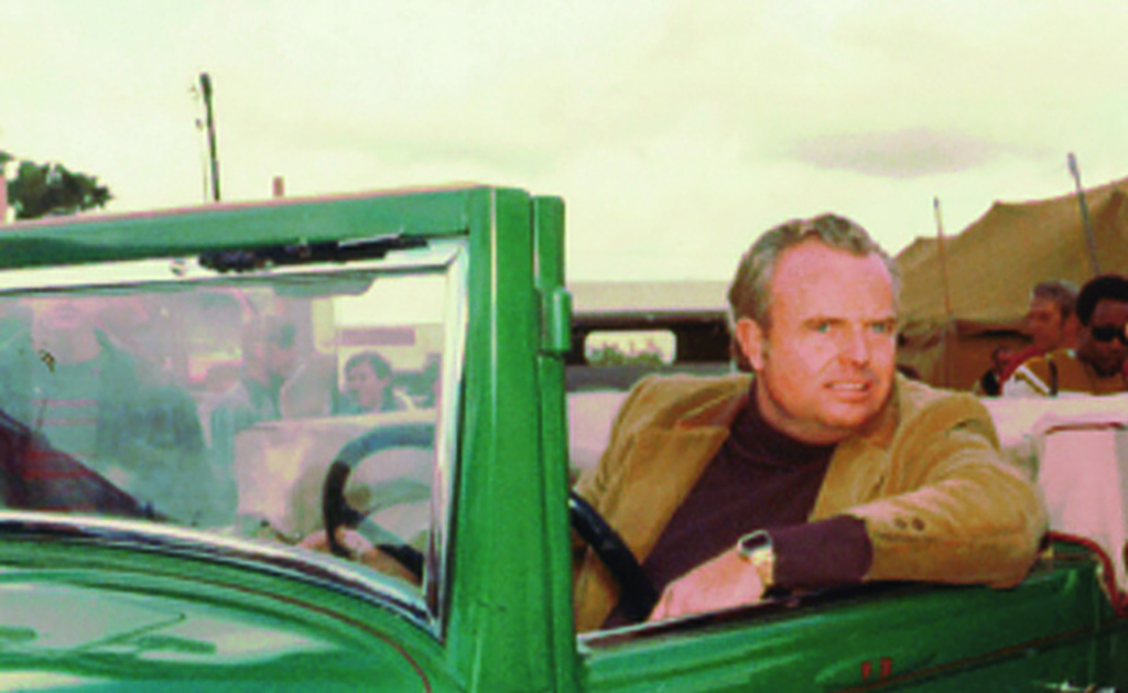 Tom Barrett at the auction in the1970s at the Safari.