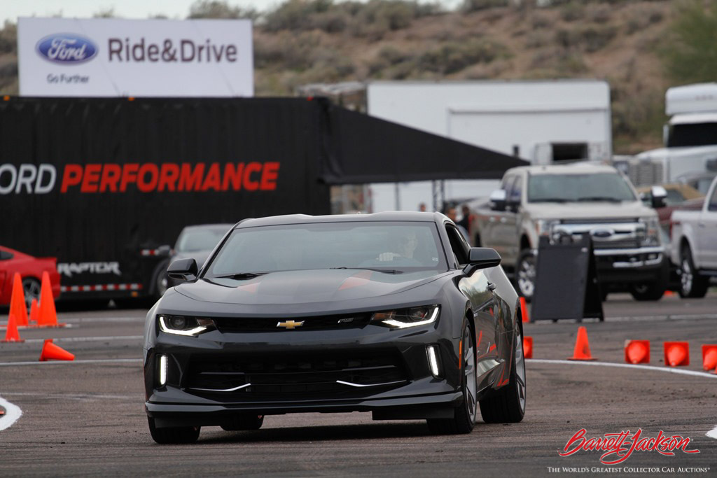 Guests got to check out high-performance vehicles from Chevrolet, Ford and Dodge at the popular Ride 'N Drives and Thrill Rides.