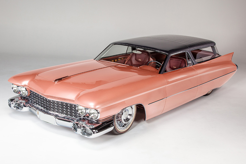 Known as "CADMAD," this Ridler-award-winning amalgamation of a Cadillac and a Nomad is bound to turn some heads when it crosses the block with No Reserve in Scottsdale.