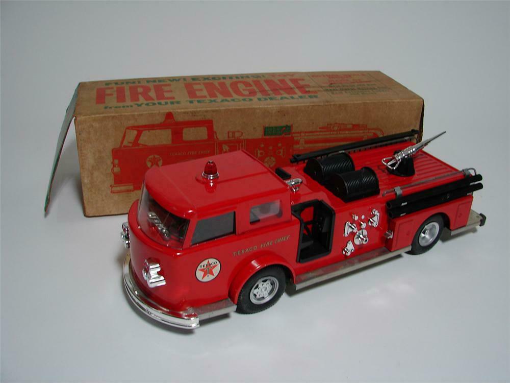 N.O.S. 1960s Texaco Fire Chief Buddy L Toys promotional fire