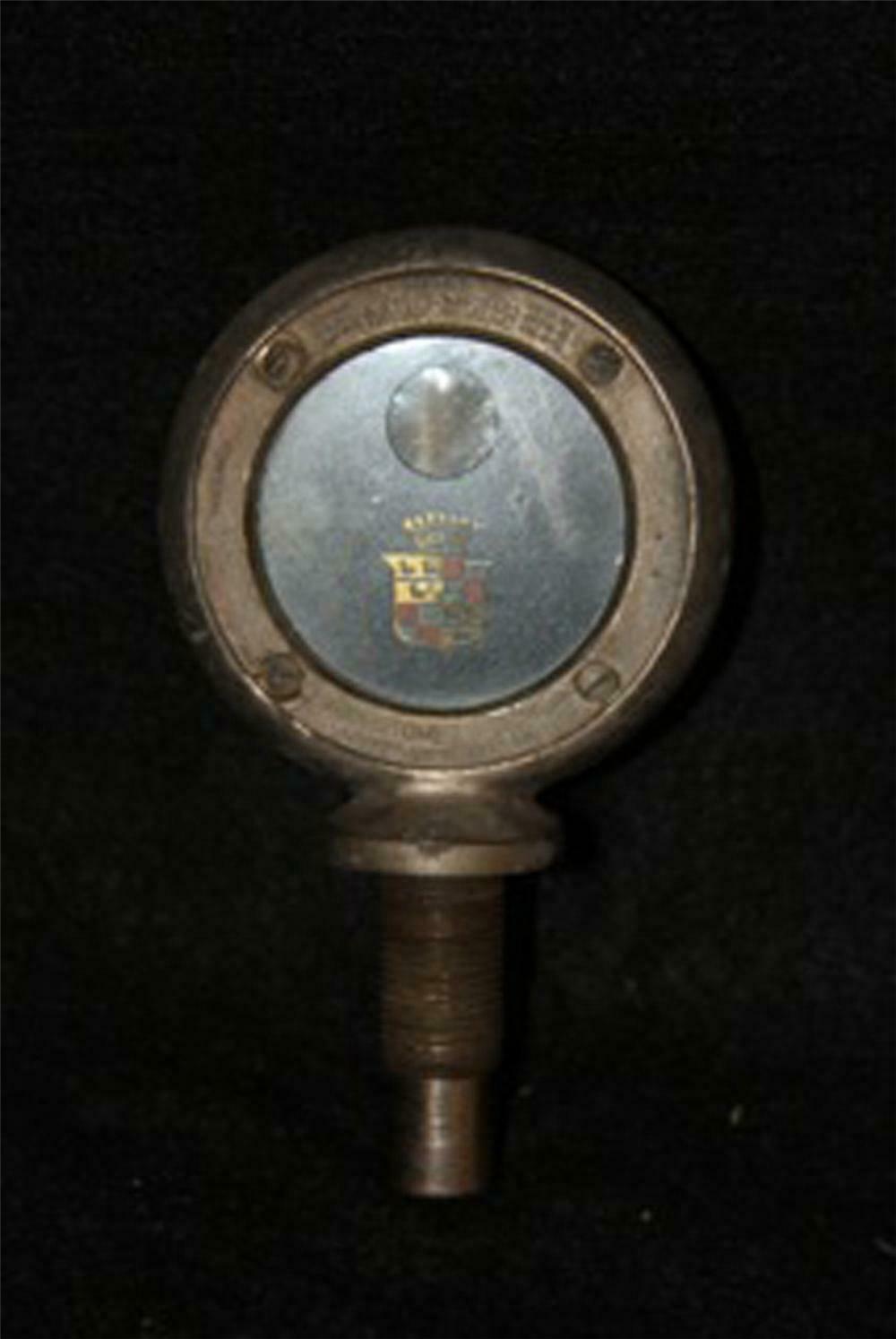 1920s Cadillac Boyce Moto-Meter radiator gauge hood mascot.