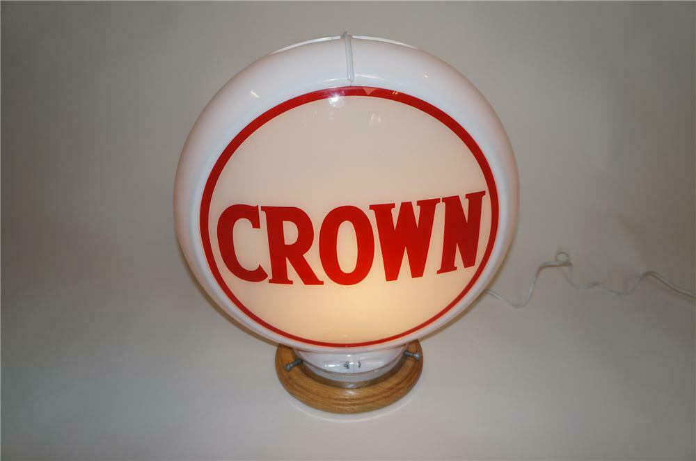 Hard To Find Crown Of Kentucky Gasoline Gas Pump Globe In Cap