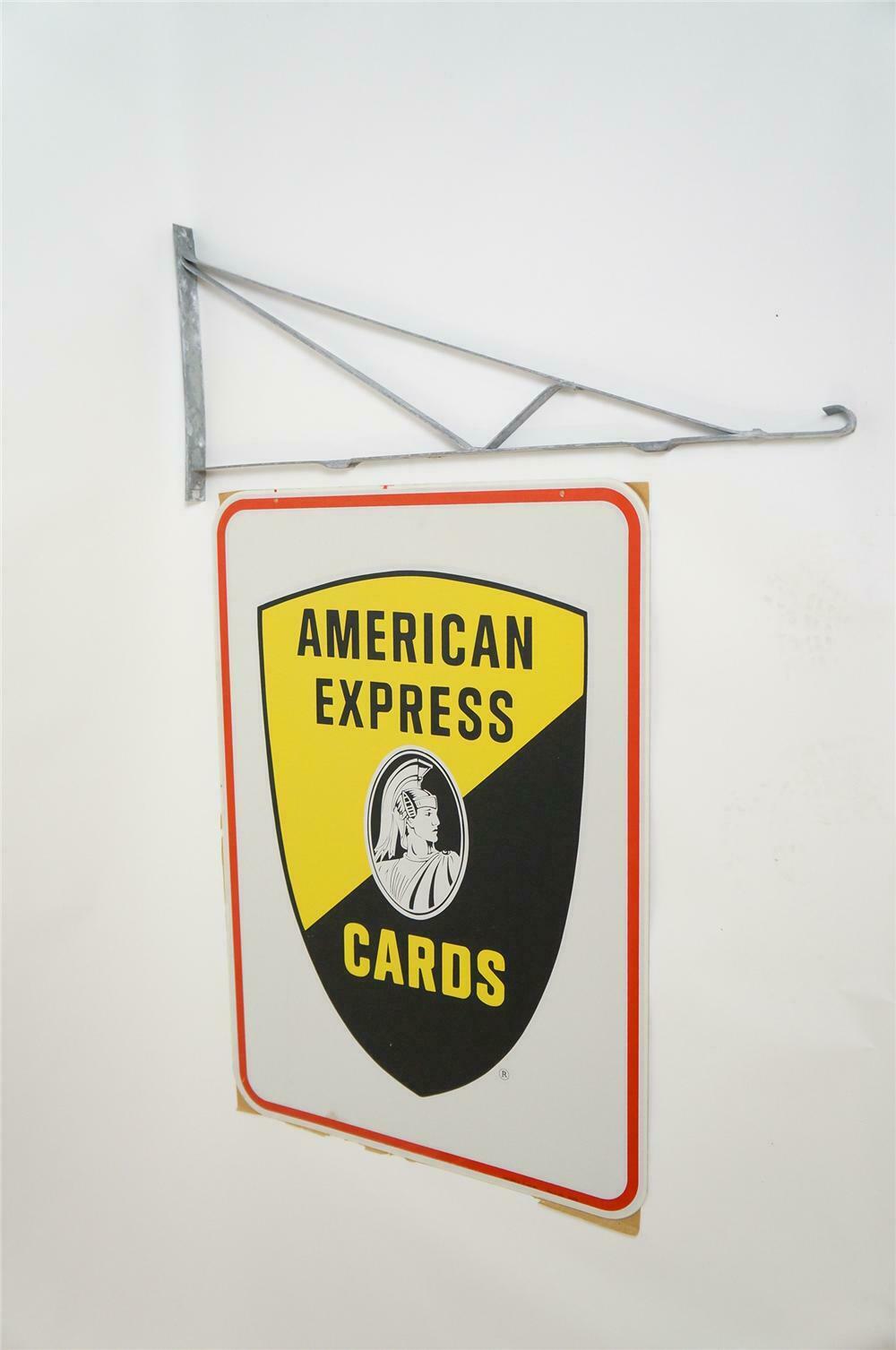 Neat 1950s-60s N.O.S. American Express Cards double-sided tin painted ...