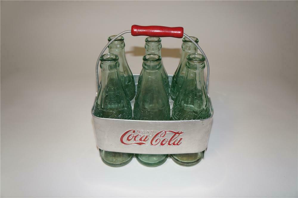 Highly Desirable 1930s 40s Coca Cola Aluminum Six Pack Carrie