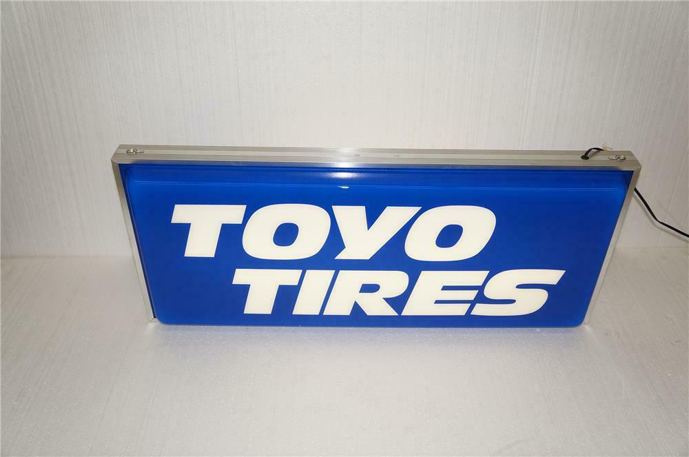 Toyo Tyres Logo Black Banner Garage Workshop Sign Printed PVC Trackside Display 