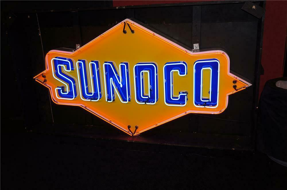 Sunoco Gasoline Company Logo Neon Sign Light