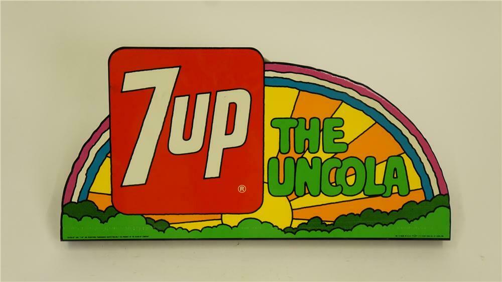 Very cool 1960's 7-up The Uncola peter max-esque single-sided