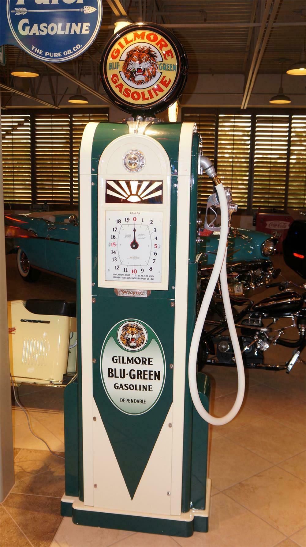 Exquisite 1930's Gilmore Gasoline Wayne model 60 restored ser