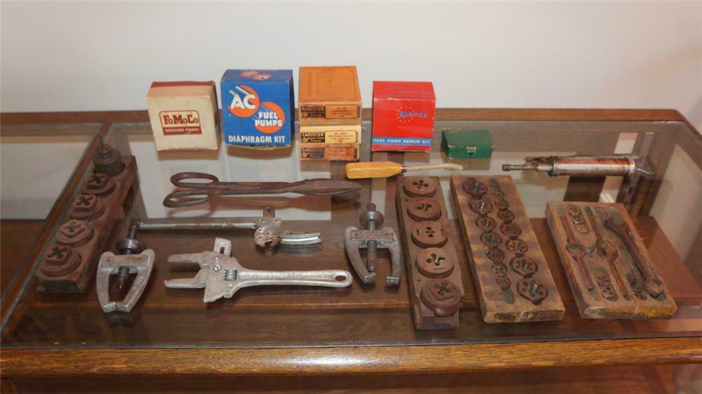 Large lot of vintage 1920's-30's Automotive garage tools and