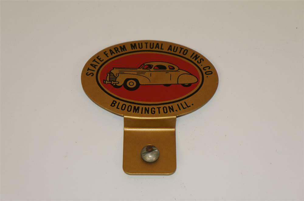 1930's State Farm Automobile Insurance license plate attachme