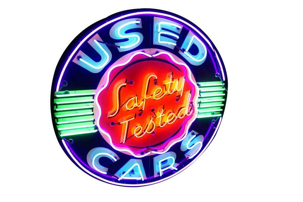 Magnificent 1940s-50s Oldsmobile Safety Tested Used Cars single-sided 2