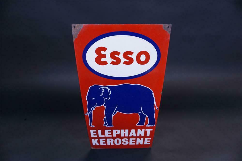 Vintage Esso Elephant Kerosene Porcelain Enamel Sign Oil Petrol Collectibles#901 