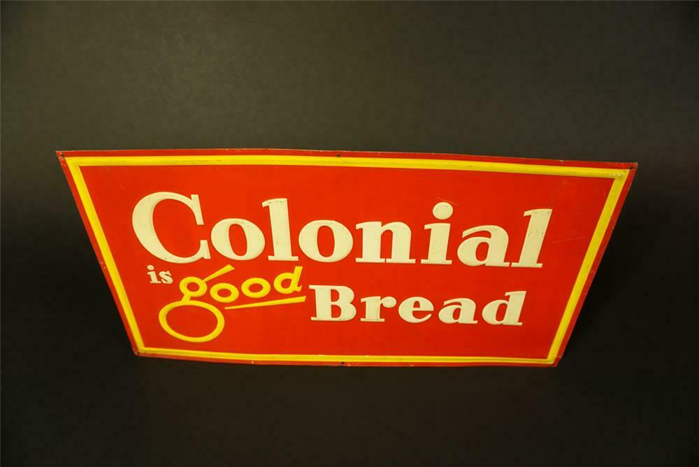 Fantastic NOS 1950s Colonial is Good Bread singlesided embos