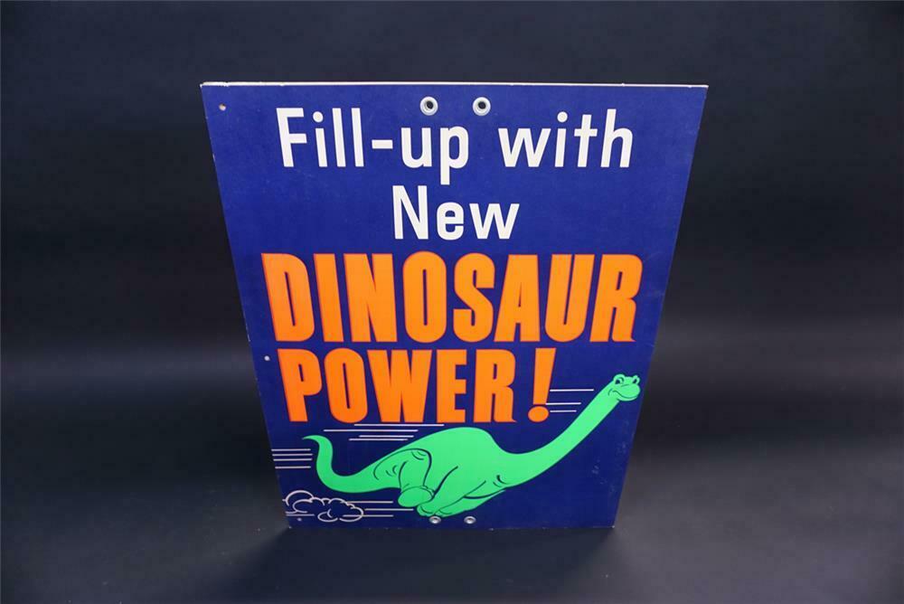 Incredible NOS 1960s Sinclair Gasoline double sided cardboard