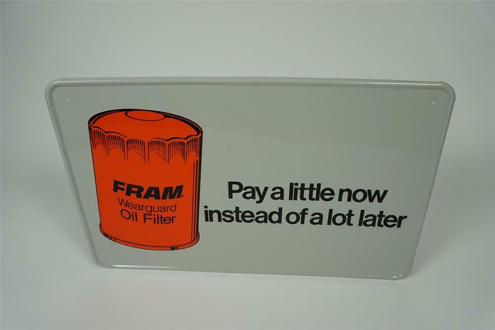 TIN SIGN Fram Oil Filter Rustic Can Sign Gas Garage Auto Shop A067 