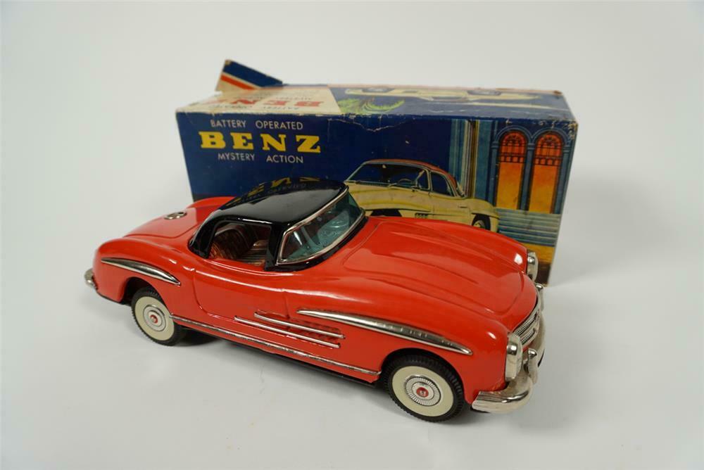 Nos 1950s Battery Operated Mercedes Benz 300 Sl Convertible J