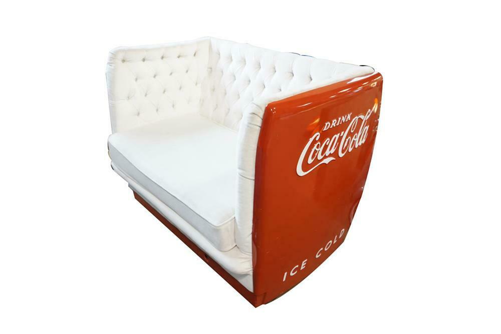 Very Cool Couch Made From An Original 1950s Coca Cola Cooler