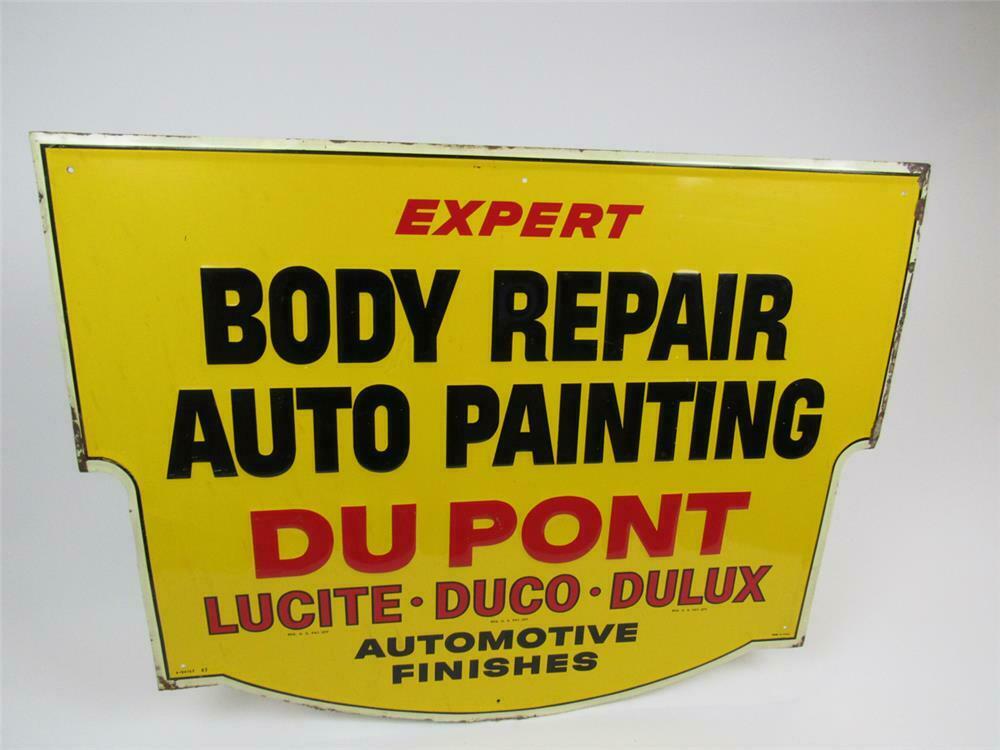 1963 DuPont Duco Dulux Body Repair Auto Painting singlesided tin