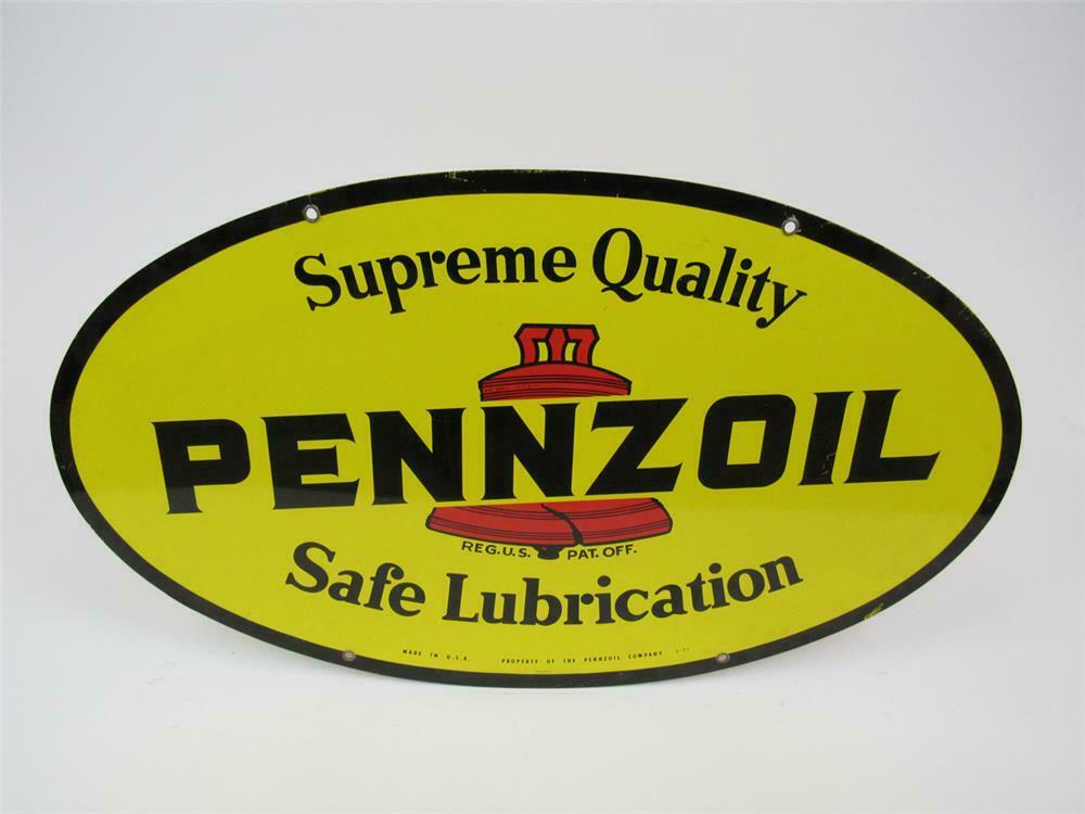 classic PENNZOIL supreme QUALITY  full backed refrigerator MAGNET 