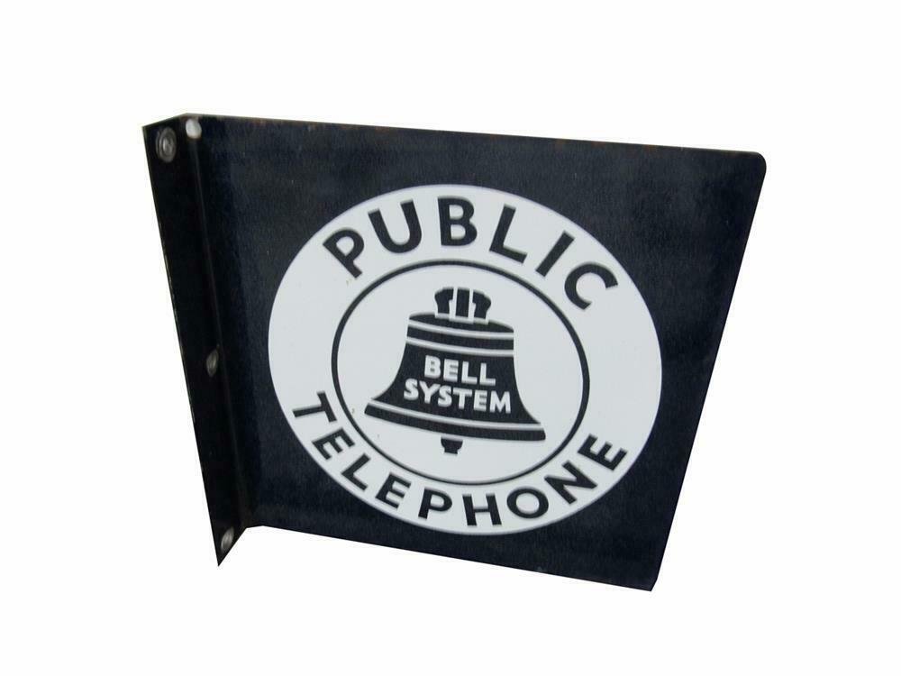 Bell System Public Telephone Porcelain Sign