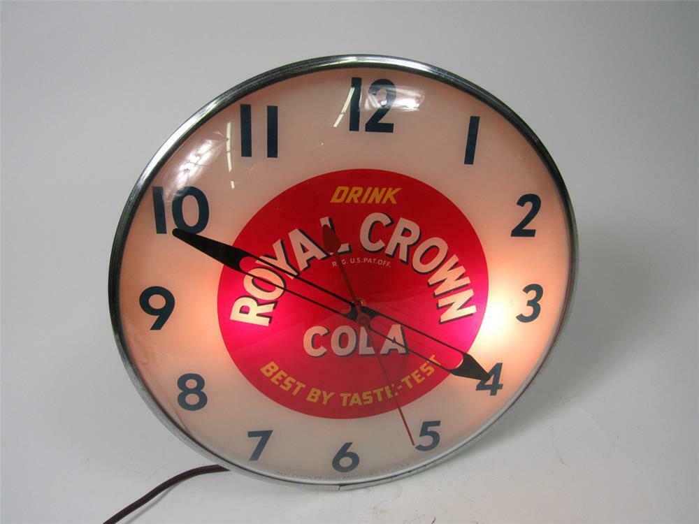 Fantastic Late 1950s Royal Crown Cola Best By Taste Test Gl