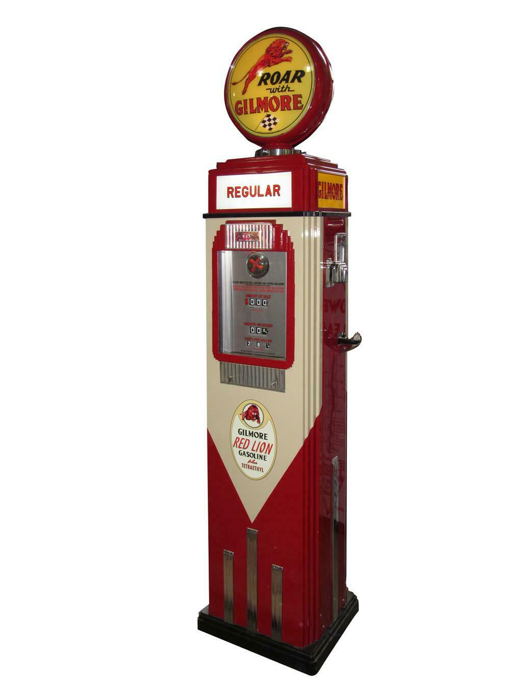 Stunning 1936 Tokheim 36B Gilmore Oil 