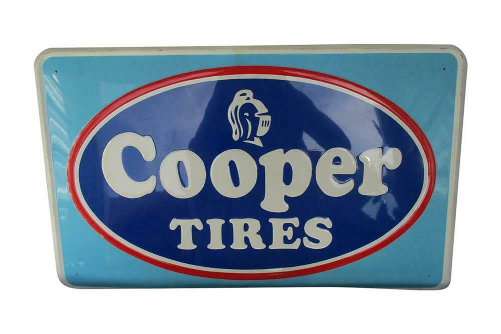 Cooper Tires Vintage Rustic Retro Metal Sign 8" x 12" 