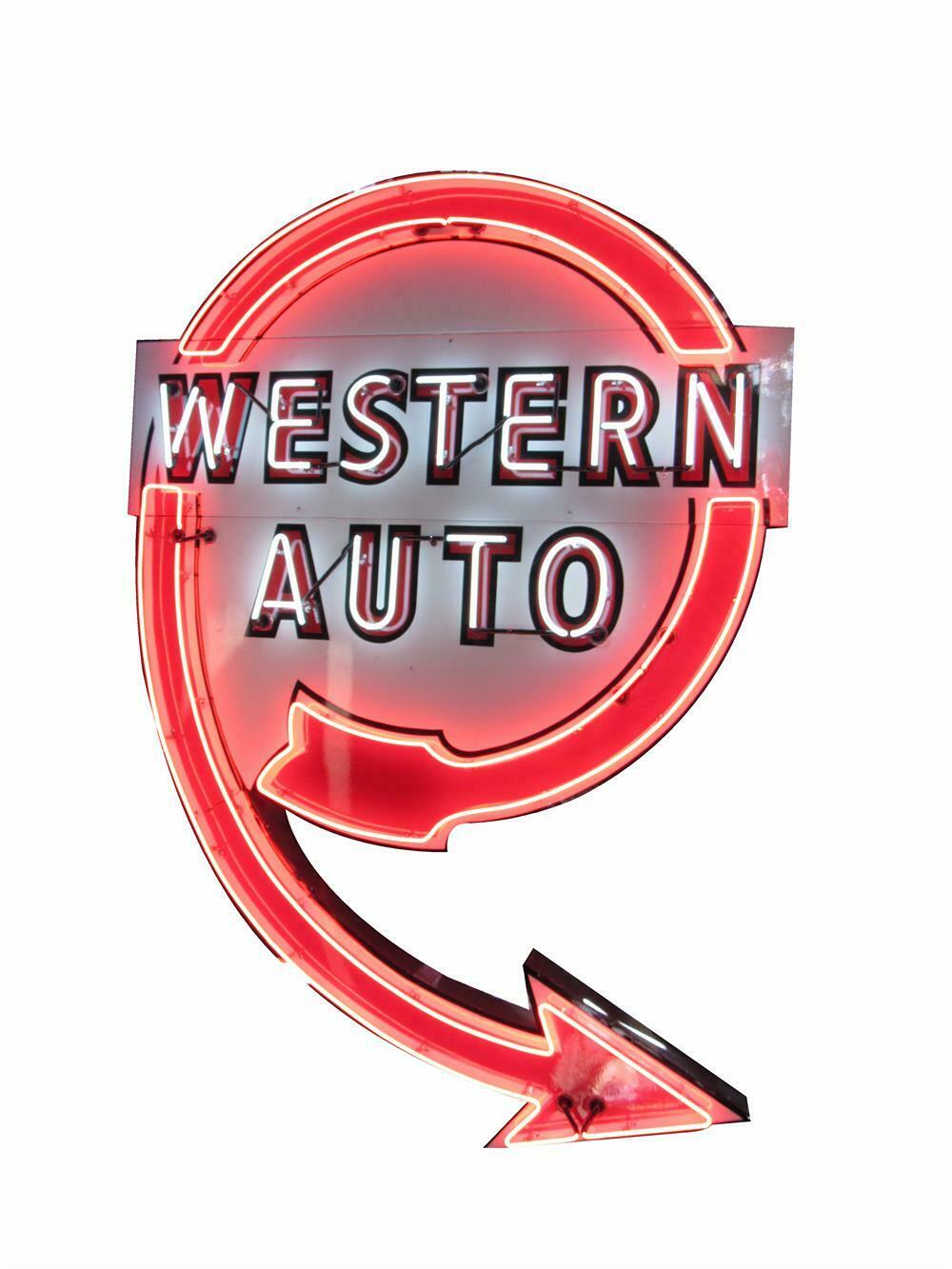 Addendum Item Impressive large circa 1950s Western Auto Par