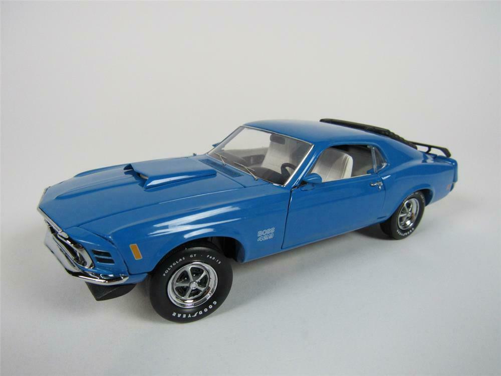 1970 Ford Boss 429 Mustang Franklin Mint 1:24 scale diecast model car ...